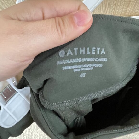 Athleta Green Pants Size 4 Tall - Picture 1 of 7